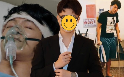 Nam diễn viên Vbiz bị tai nạn kinh hoàng: Gương mặt biến dạng hoàn toàn, phải phẫu thuật tới 20 lần