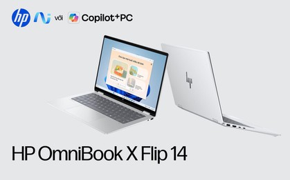 HP OmniBook X Flip 14: Bứt phá sáng tạo với AI thế hệ mới