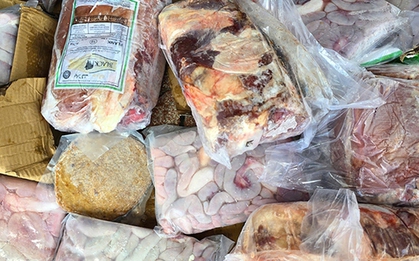 Phát hiện gần 270 kg thực phẩm không rõ nguồn gốc tại một cơ sở kinh doanh