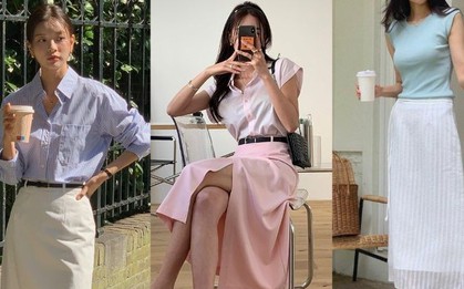 Chân váy đen hè này bị "thất sủng", chân váy sáng màu mới là xu hướng với 10 cách mặc trẻ và sang xuất sắc