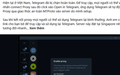 Người bày cách "vượt tường lửa" để dùng Telegram có thể bị xử lý hình sự