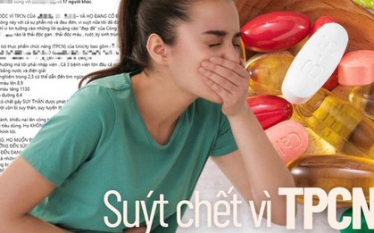 Người phụ nữ bị ngộ độc do TPCN: Tỉnh táo lựa chọn và uống để tránh "rước hoạ"