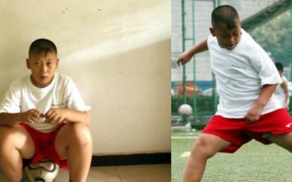 Thần đồng bóng đá Trung Quốc tập luyện hằng ngày vẫn béo phì, vỡ mộng ngôi sao