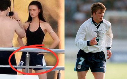 Paparazzi "tóm gọn" dâu cả nhà Beckham diện quần đùi đội tuyển của bố chồng: Tín hiệu làm lành hay "ké fame"?