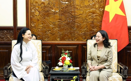 Phó Chủ tịch nước tiếp nữ phi hành gia gốc Việt đầu tiên bay vào không gian