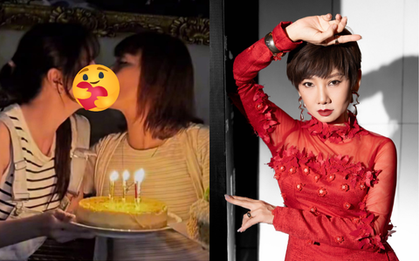 Nghệ sĩ Mỹ Uyên gây sốc đăng ảnh khoá môi cô gái lạ mặt