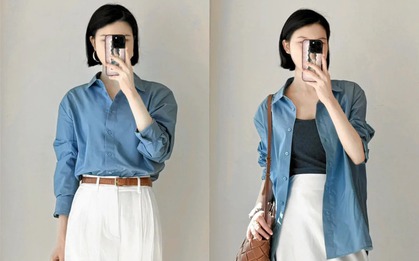 Người phụ nữ ngoài 30 diện toàn đồ cũ vẫn lên đồ đẹp mê