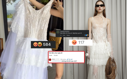 Brand Việt nhận bão phẫn nộ vì bán váy cả chục triệu màu như vải mùng, thái độ với khách thành mồi lửa