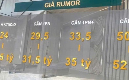 “Sốc” với căn hộ 1 phòng ngủ nhưng có giá lên tới 35 tỷ đồng vừa ra mắt tại TPHCM