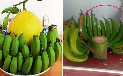 Ông bà dặn KHÔNG ghép 2 nải chuối đặt lên bàn thờ, sai phong thủy, dễ phạm đại kỵ