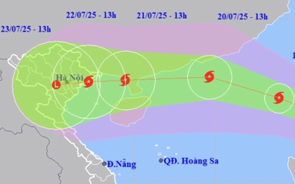 Đường đi, tác động của bão Wipha có hình dáng của bão Yagi