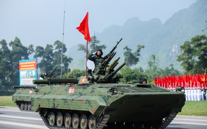 Xe chiến đấu bộ binh "made by Việt Nam" sẽ làm nhiệm vụ đặc biệt ngày 2/9: Nặng 15 tấn, bơi 7 km/giờ
