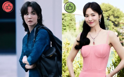 Vì sao phụ nữ U50 không nên học theo kiểu tóc mới của Song Hye Kyo?