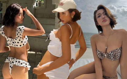 Huyền 2k4 diện bikini nóng hơn mùa hè, dáng đỉnh đến nỗi không ai nghĩ cô đã qua sinh nở
