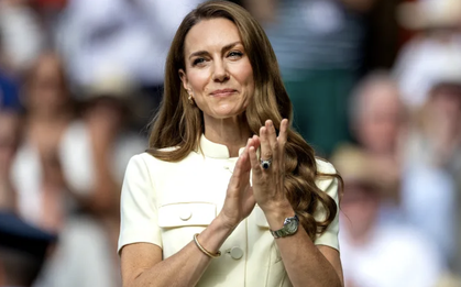 Bí ẩn sau 4 chiếc nhẫn trên tay Vương phi Kate tại Wimbledon