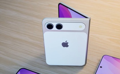 iPhone màn hình gập đầu tiên của Apple lộ diện