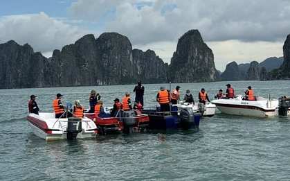Phát hiện thi thể nghi là nam nạn nhân cuối cùng vụ lật tàu trên Vịnh Hạ Long