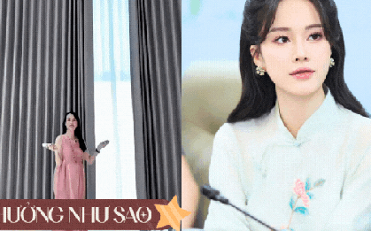 Hết đệm ngủ 213 triệu, MC Ngô Mai Phương lại gây trầm trồ với bộ rèm thông tầng "đẹp tới từng tiểu tiết"