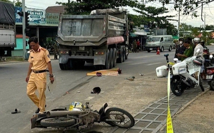 Tạm giam tài xế xe container dương tính ma tuý tông chết bé trai 12 tuổi