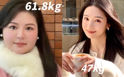Cô gái Nhật như "thay đầu" khi giảm 15kg trong 3 tháng bằng 10 cách kết hợp: Cách số 9 quá hay