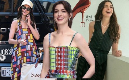 Anne Hathaway ở tuổi 42 vẫn đẹp đỉnh, ngoài việc uống 2 thìa dầu ô liu mỗi tối thì cô còn làm điều này 365 ngày