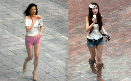 Angelababy đi bộ cũng thành khoảnh khắc bất phân thắng bại với Jeon Ji Hyun