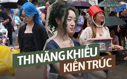 Rừng sĩ tử xách xô chậu, ôm giá vẽ chen chúc đi thi năng khiếu: Nhìn thôi đã mệt mà vẫn phải thốt lên "chất thật sự!"