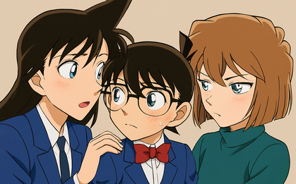 "Không để ai là tiểu tam" - 3 hành động EQ cao của Shinichi khi đứng giữa Ran và Haibara