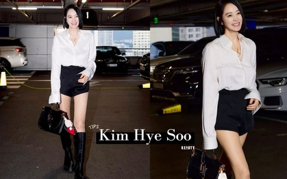 Kim Hye Soo U60 mà body vẫn đỉnh khi diện quần ngắn khoe chân thon dài: Bí quyết giữ dáng gây sốt mạng xã hội!