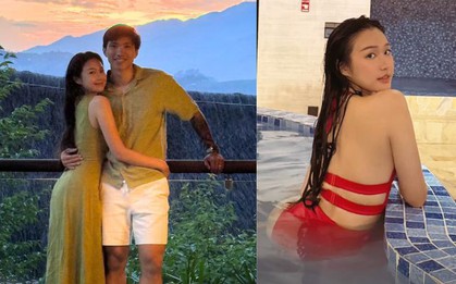 Đoàn Văn Hậu tung loạt ảnh thân mật bên vợ, sắc vóc Top 10 Hoa hậu Doãn Hải My chiếm trọn spotlight