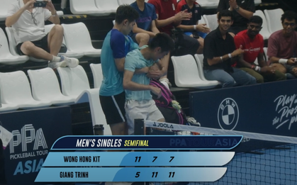 Xem Linh Giang và Jack đánh pha bóng này: Ai bảo Pickleball là môn dưỡng sinh?