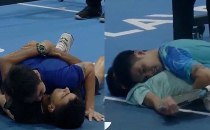 2 lần ôm chặt đối thủ trên sân, Trịnh Linh Giang gây sốt với màn ăn mừng "ấm lòng" nhất PPA Asia Tour