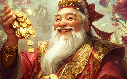 Nửa cuối tháng 6 Âm lịch, 4 con giáp được Thần tài nhét vàng tận tay, tiền đầy túi: top 1 giàu càng thêm giàu