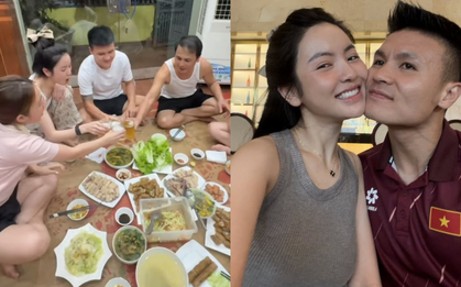 Chu Thanh Huyền lộ "con người thật" khi về quê Quang Hải, một hành động biết ngay mối quan hệ với bố mẹ chồng