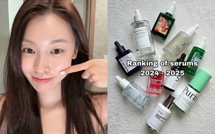 Dùng qua vô số loại serum, cô nàng này "chấm chọn" ra 3 loại đáng sắm nhất
