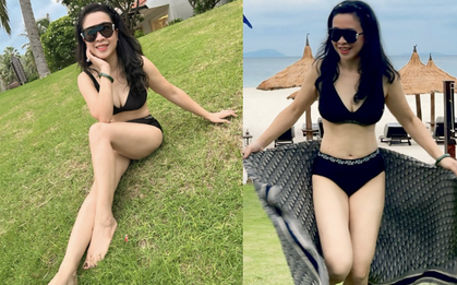 Vợ "ông hoàng nhạc đỏ" quê Thanh Hóa: U50 quá nuột nà, trẻ đẹp như gái 20