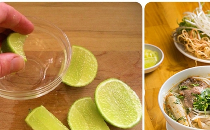 Ăn phở vắt thêm chanh có tác dụng gì?