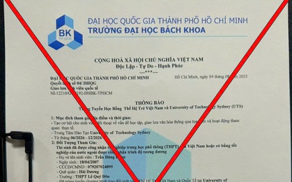 Trường ĐH Bách khoa TP HCM phát cảnh báo học bổng lừa đảo mạo danh trường