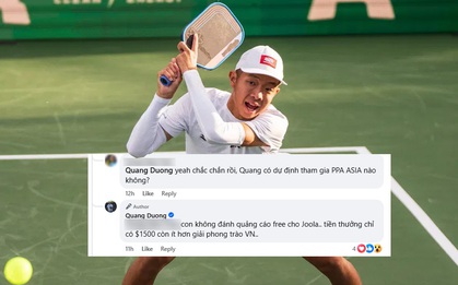 Quang Dương tiết lộ không đánh PPA Tour Asia vì tiền thưởng không bằng ở Việt Nam