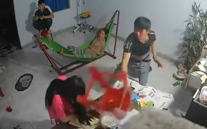 Vụ anh trai dùng ghế đánh em gái: Hé lộ nguyên nhân
