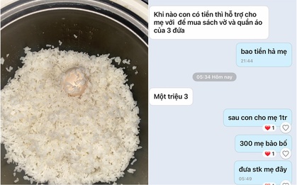 “Vì tớ cần có mẹ”: Câu nói nghẹn lòng của cô gái ngày nào cũng ăn cơm trắng với 1 quả trứng, bao nhiêu tiền gửi hết về nhà
