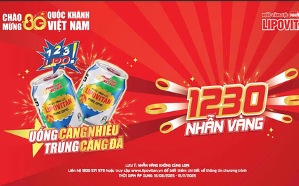 Bật nắp LIPOVITAN, đón vàng mừng đại lễ