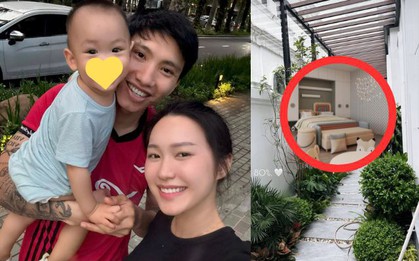 Doãn Hải My khoe cận cảnh căn biệt thự bạc tỷ bề thế sắp tân gia của Đoàn Văn Hậu