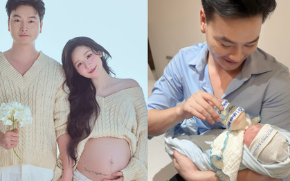 Nam thần phim VTV và vợ streamer chào đón con đầu lòng sau 6 tháng kết hôn