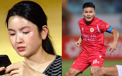 Cam thường bắt trọn nhan sắc Chu Thanh Huyền trên sân Hàng Đẫy cổ vũ Quang Hải, liệu có khác xa ảnh trên mạng?