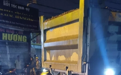 Nam sinh viên tử vong, bị xe ben kéo lê hơn một km