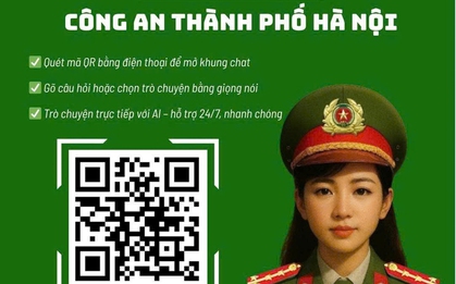 'Cảnh sát AI' Hà Nội trực chiến 24/24, phục vụ người dân trong mọi tình huống