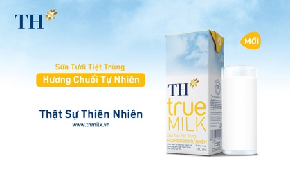 TH true MILK ra mắt Sữa tươi tiệt trùng Hương Chuối Tự Nhiên: Thơm ngậy, hoàn toàn từ sữa tươi sạch