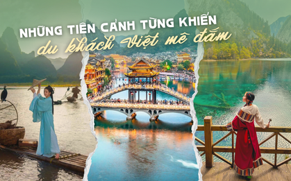 4 tiên cảnh ở Trung Quốc từng là "thánh địa sống ảo", khách Việt ùn ùn đổ về mỗi kỳ nghỉ, xếp hàng dài mới chụp được ảnh bây giờ ra sao?