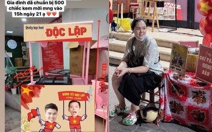 Vợ chồng Duy Mạnh trang hoàng nhà mặt phố để mời bà con đi xem tổng hợp luyện A80 ghé thăm, tặng 500 chiếc kem!
